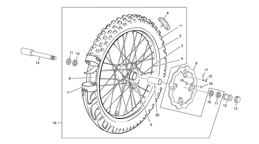 Front wheel